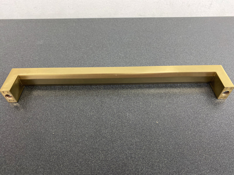 Emtek 86711US4 Warwick 12 Inch Center to Center Handle Appliance Pull from the Modern Rectangular Collection - Satin Brass