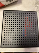 Reln FD0802SQBK 8 in. x 8 in. Matte Black Shower Drain with Square Pattern Drain Cover