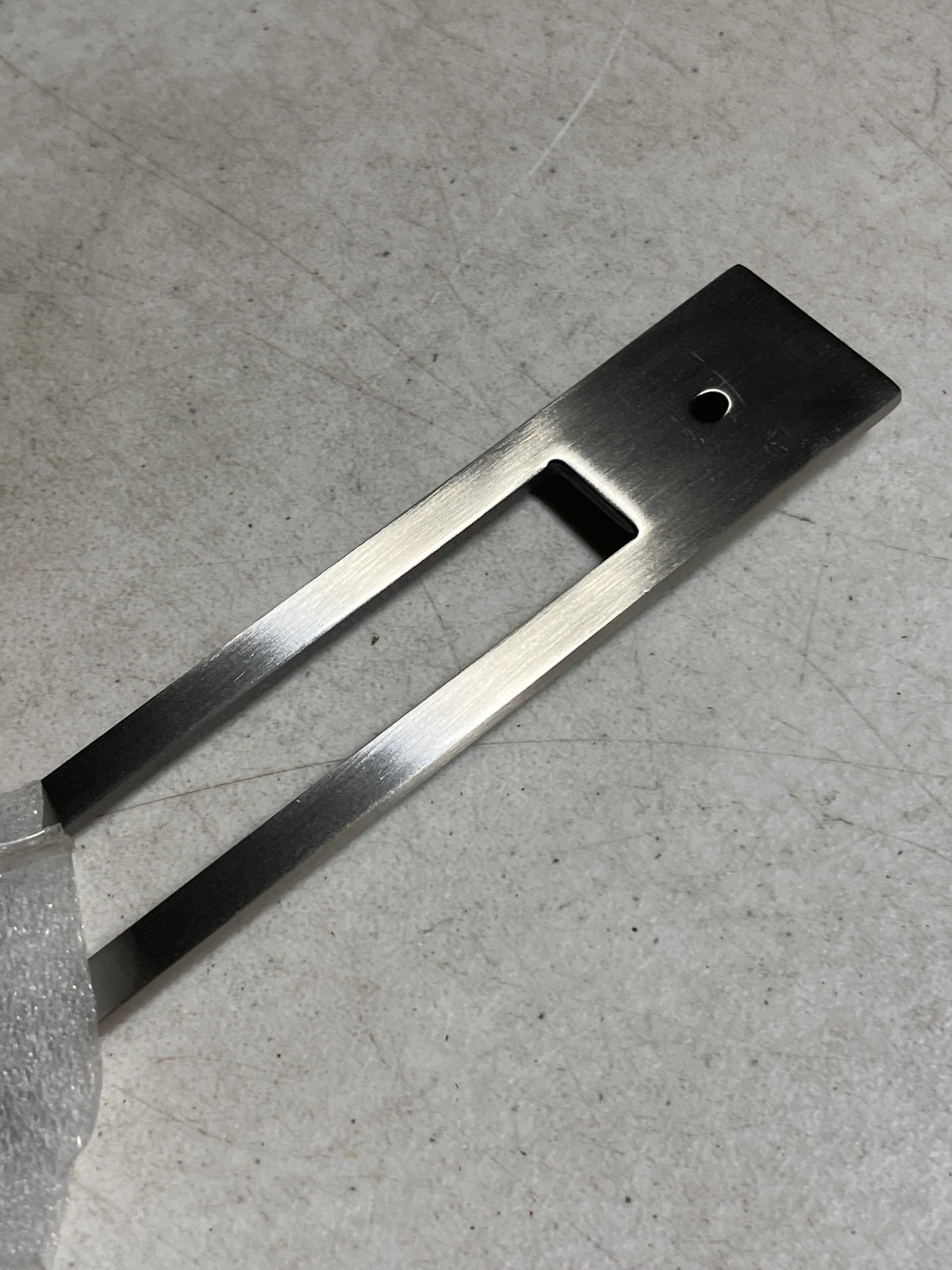 Amerock Medora 18 inch (457mm) Center-to-Center Rectangle Satin Nickel Cabinet Pull Backplate, BP37790G10
