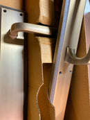 Signature Hardware 479314 Aurick Right Handed Solid Brass Dummy Door Lever Set