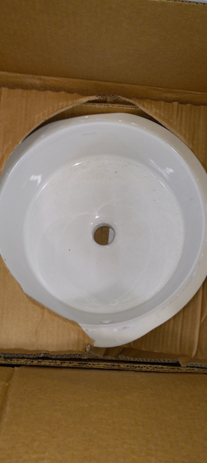 Kohler K-2883-0 Verticyl 13-3/4" Undermount Bathroom Sink with Overflow - White