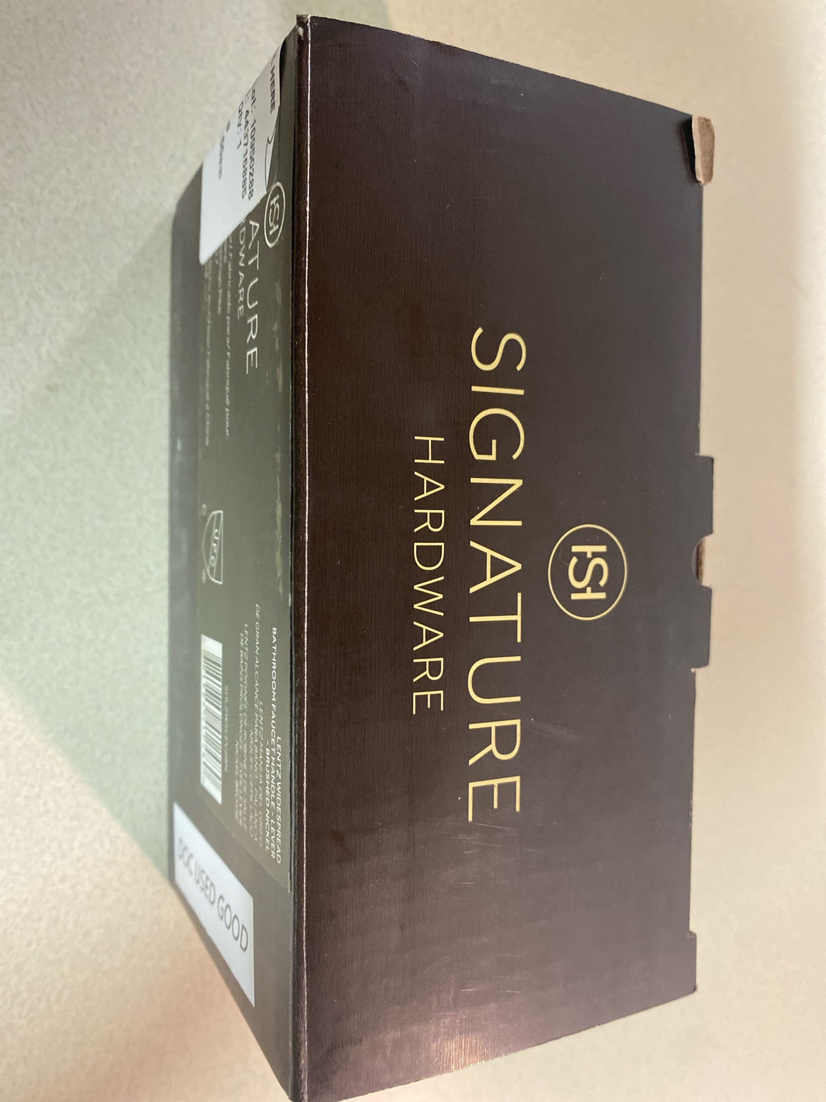 Signature Hardware SHLZWSLEVZBN Lentz Lever Handle Kit Only - Brushed Nickel