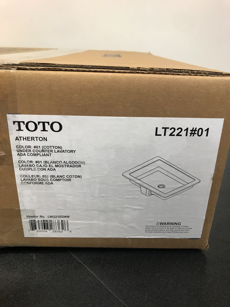 TOTO Atherton 17" Undermount Bathroom Sink