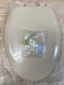 Bemis 1200SLOWT 068 Elongated Closed-Front Toilet Seat and Lid with Whisper-Close, Easy-Clean & Change, and STA-TITE Seat Fastening System - Fawn Beige