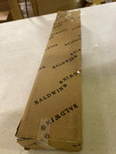 Baldwin 4364 Severin Fayerman 12 Inch Center to Center Handle Cabinet Pull from The Estate Collection - Non-Lacquered Brass