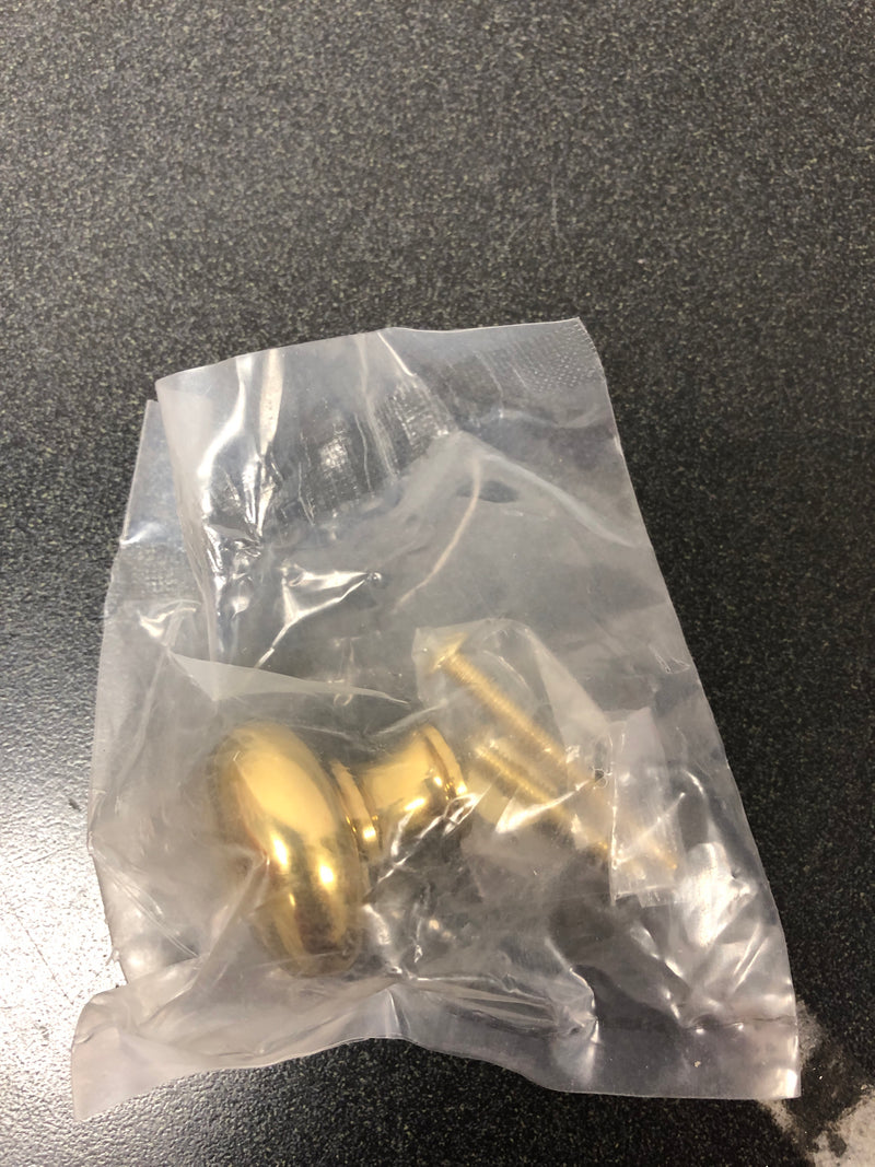 Century .01-12505-3 Maryland 1-3/16 Inch Mushroom Cabinet Knob - Polished Brass