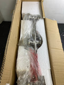 Quorum International 5122-3-265 Rossington 3 Light 22" Wide Vanity Light - Satin Nickel / Clear Seeded