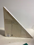 CRAFT + MAIN GCS1010-MB 10" Glass Shower Shelf - Matte Black