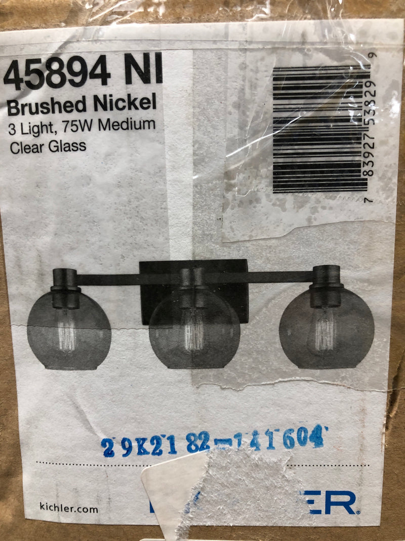 Kichler 45894NI Harmony 3 Light 24-1/2" Wide Bathroom Vanity Light - Brushed Nickel