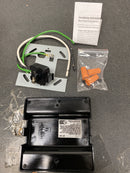 Nora Track Light NT-307B - Black - Floating Canopy Feed - Single Circuit - Compatible with Halo Track