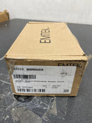 Emtek 5052ROUUS19 Round Knobset Non-Turning Two-Sided Dummy Door Knob Set with Modern Rectangular Rose - Flat Black