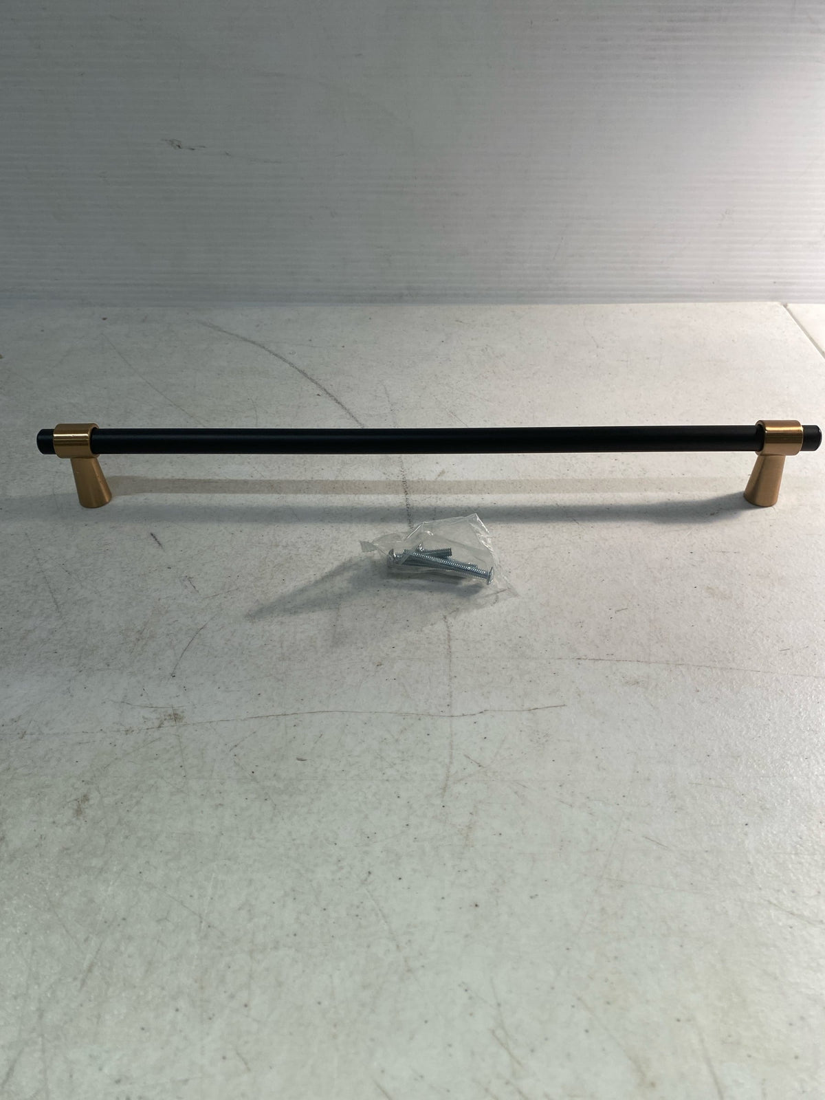 Amerock BP36983FBCZ Mergence 12-5/8 in. (320 mm) Center-to-Center Matte Black/Champagne Bronze Bar Cabinet Pull