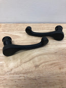Baldwin 5455V102PASS 5455V Passage Door Lever Set with 5048 Rose from the Estate Collection - Oil Rubbed Bronze
