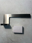 ICO Bath V61014 Volkano Ash Wall Mounted Euro Toilet Paper Holder - Brushed Nickel