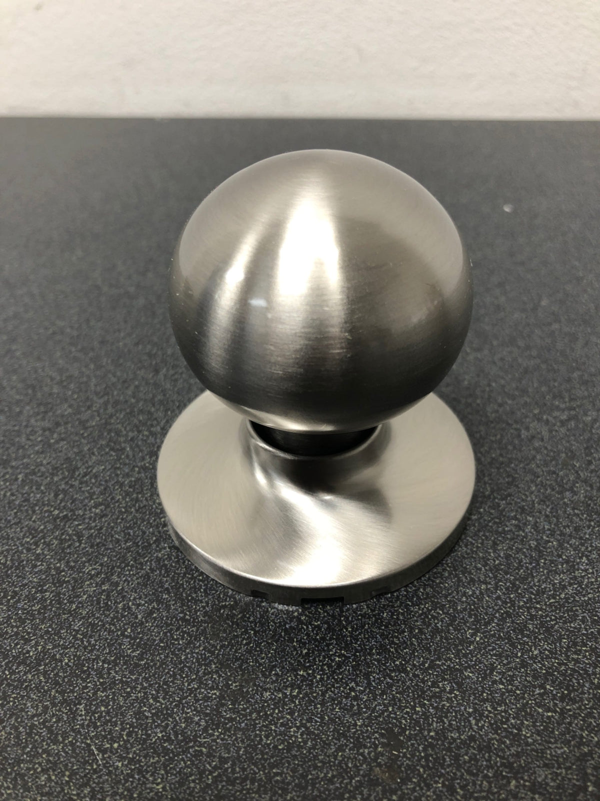Kwikset SK7000RG-15V1 Safe Lock by Kwikset Regina Reversible Non-Turning One-Sided Dummy Door Knob - Satin Nickel