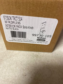 Kwikset 973SOKTRCT-514 Sora Knob Dummy Handleset Interior Pack with Rectangle Rose - Matte Black