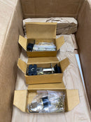 Signature Hardware 441390 Marconi Right Handed Solid Brass Full Plate Keyed Entry Single Cylinder Door Handleset with Interior Lever and 2-3/4" Backset