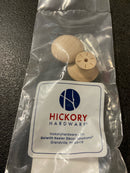 Hickory Hardware P185-UW 1-1/2-Inch Natural Woodcraft Knob, Unfinished Wood, 1.5 Inch
