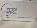 Justice Design Group FSN-8471-30-FRCR-CROM-LED1-700 Ardent Single Light 7-1/2" Tall Integrated LED Wall Sconce with Frosted Crackle Oval Shade - Polished Chrome