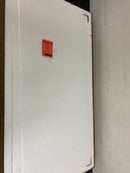 Elegant Lighting MR41836WH Eternity 18" x 36" Rectangular Beveled Metal Framed Bathroom Mirror - White