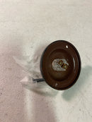 Quorum Door Chime Button, Toasted Sienna - 7-305-44