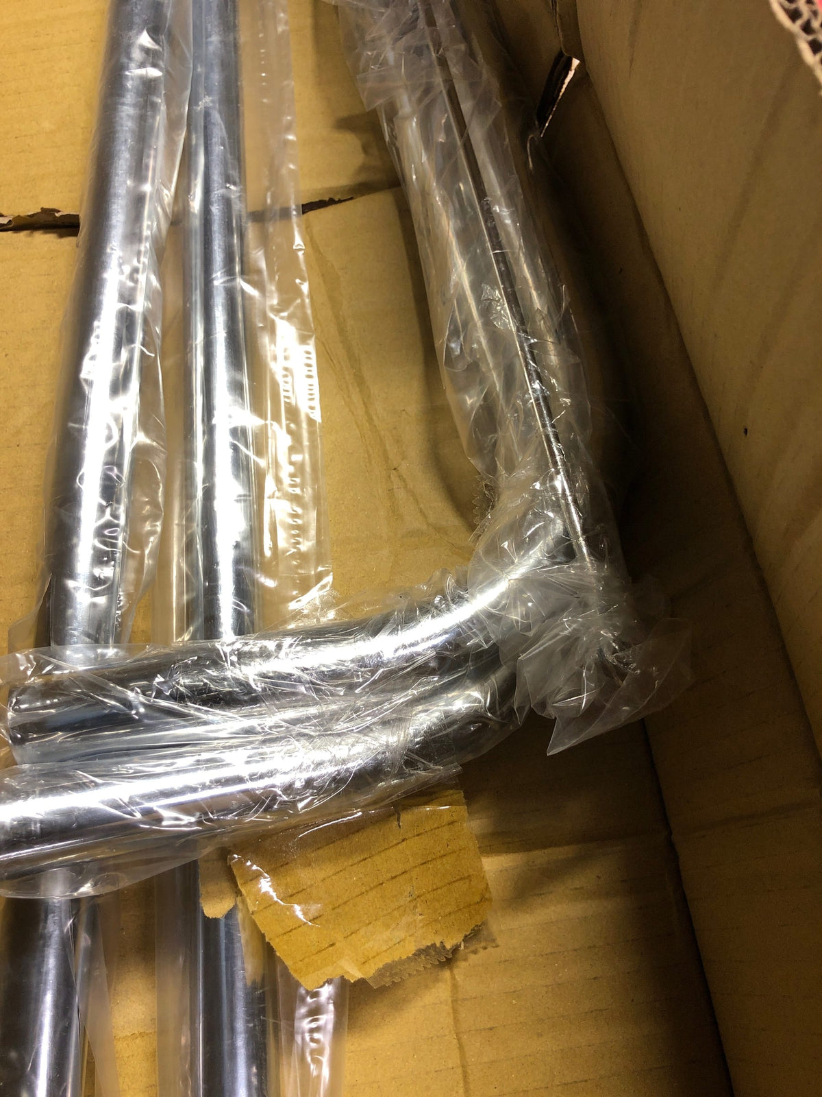 Signature Hardware 466790 60" x 27" Rectangle Brass Shower Rod - Chrome