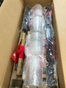 Hampton bay HD4969A Regan 4-Light Espresso Industrial Linear Chandelier with Glass Shades, Industrial Linear Kitchen Pendant Light