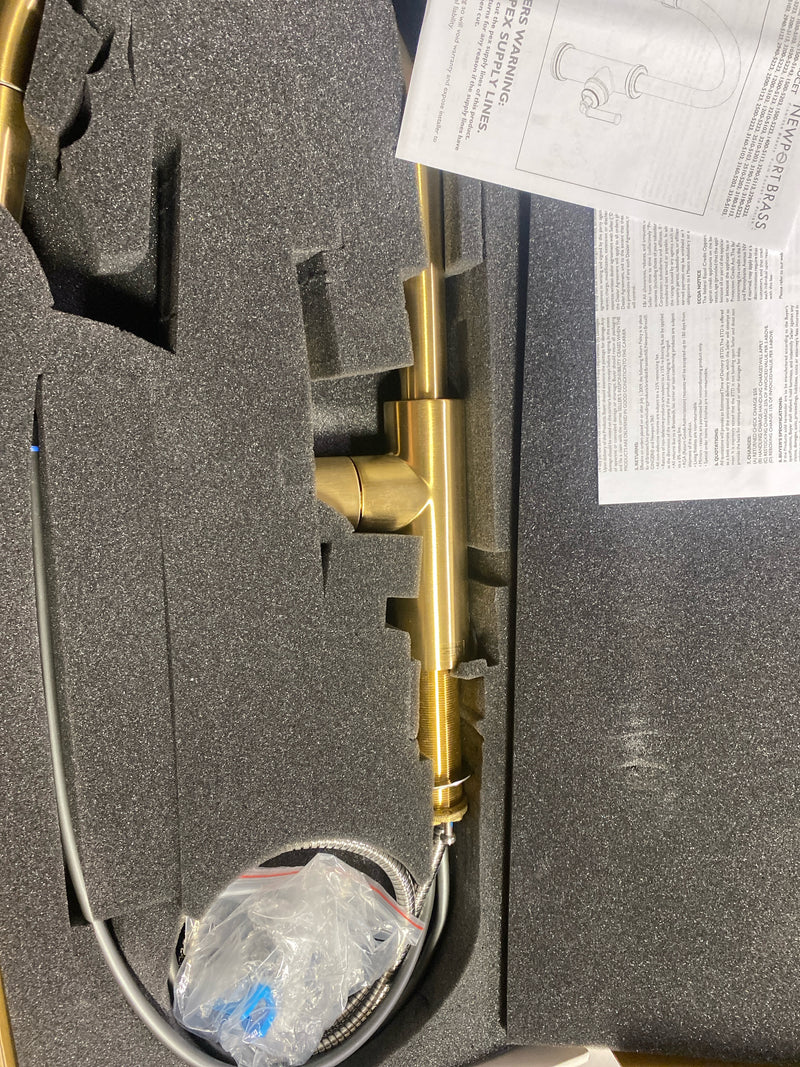 Newport Brass 1500-5113/10 Kitchen-Sink-faucets, Satin Bronze (PVD)