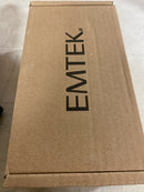 Emtek 5110ROUUS14 Round Knobset Passage Door Knob Set with Square Rose - Polished Nickel