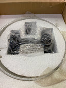 Unbranded 220SF3-MB Arlington 14.75 in. 3-Light Matte Black Semi Flush Mount with Matte Opal Glass Shade