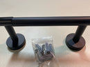 Kohler K-21954-BL Tempered Wall Mounted Pivoting Toilet Paper Holder - Matte Black