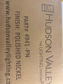 Hudson Valley Lighting 4941-PN Richmond - 1 Light Bath and Vanity 9.5 inches Tall and 5.75 inches Wide - Polished Nickel