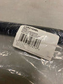 Moen CSR2169BL Triva Curved Wall Mounted Curtain Rod with Adjustable Length - Matte Black