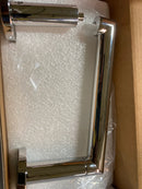 Ginger 4608/PC Kubic Double Post Tissue Paper Holder - Polished Chrome