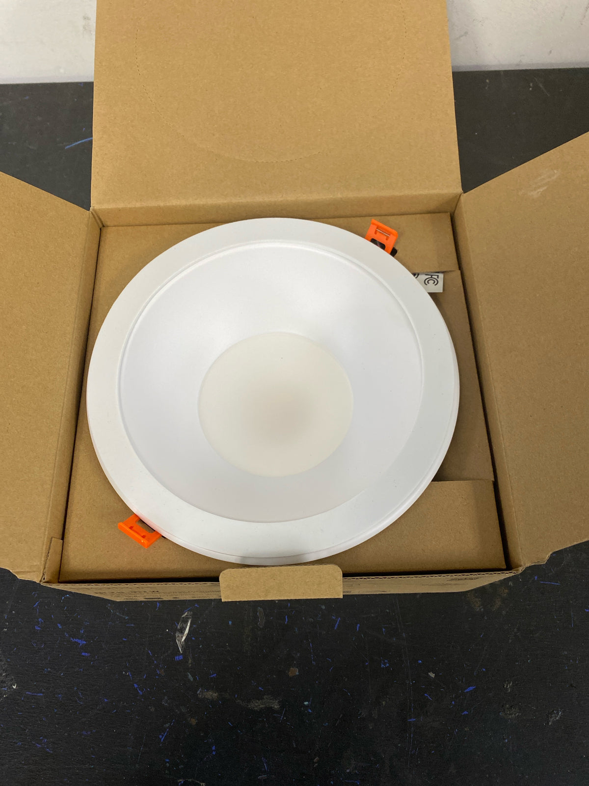 Nora Lighting NLTH-81TW-MPW Theia LED Canless Recessed Fixture with 7-1/2" Open Trims - IC Rated - Matte Powder White