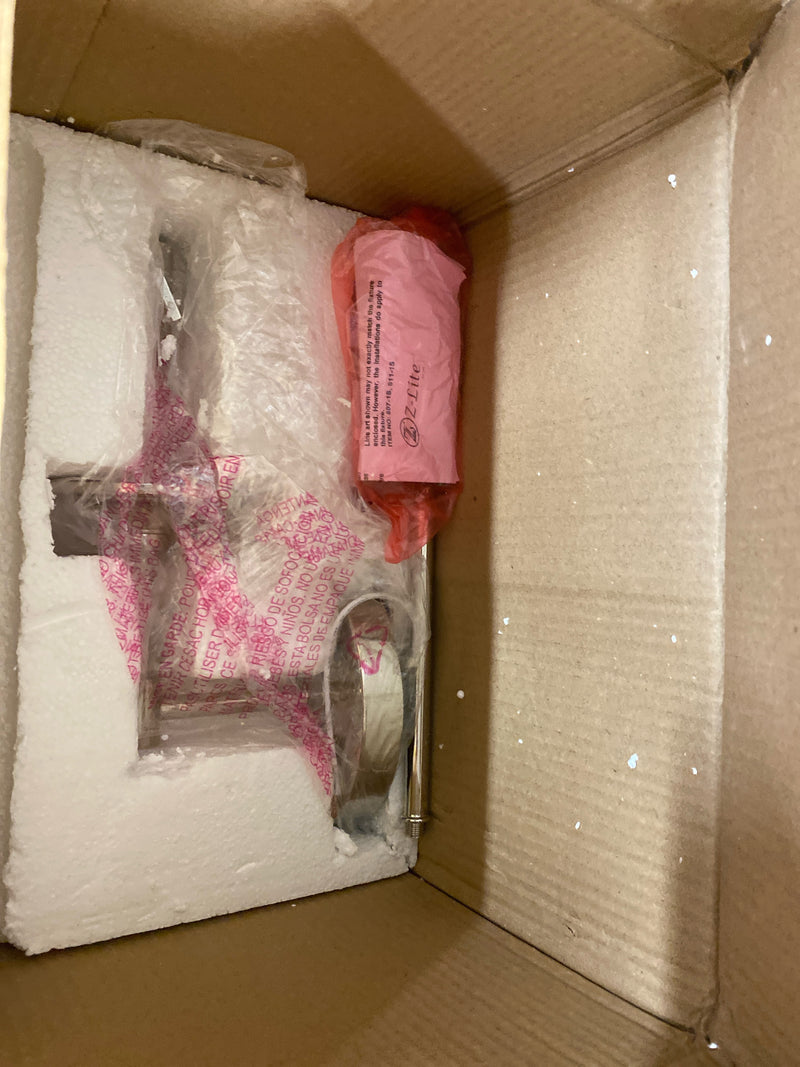 Z-Lite 807-1S-PN Emily 26" Tall Wall Sconce - Polished Nickel