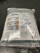 Hookless RBH105MY601FG Simply Solid 74 in. W x 71 in. L Polyester Shower Curtain in Solid White