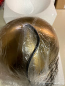 Globe Electric 1-Light Plug-in Pendant Light, Matte Brass Finish, Frosted Glass Shade, 15-Ft Braided Cord, Retro Modern Lighting, 65696