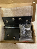 Baldwin 1041102I 4" x 4" Solid Brass Square Corner Ball Bearing Mortise Hinge - Single Hinge - Oil Rubbed Bronze