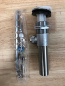 American Standard M953450-0020A Complete metal drain and stopper kit. Includes pivot rod, flange and stopper, tail piece and seal. For an overflow sink - Polished Chrome