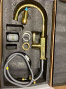 Rohl AP65D1LMULB Apothecary 1.8 GPM Single Hole Pull Down Kitchen Faucet - Unlacquered Brass (Living Finish)