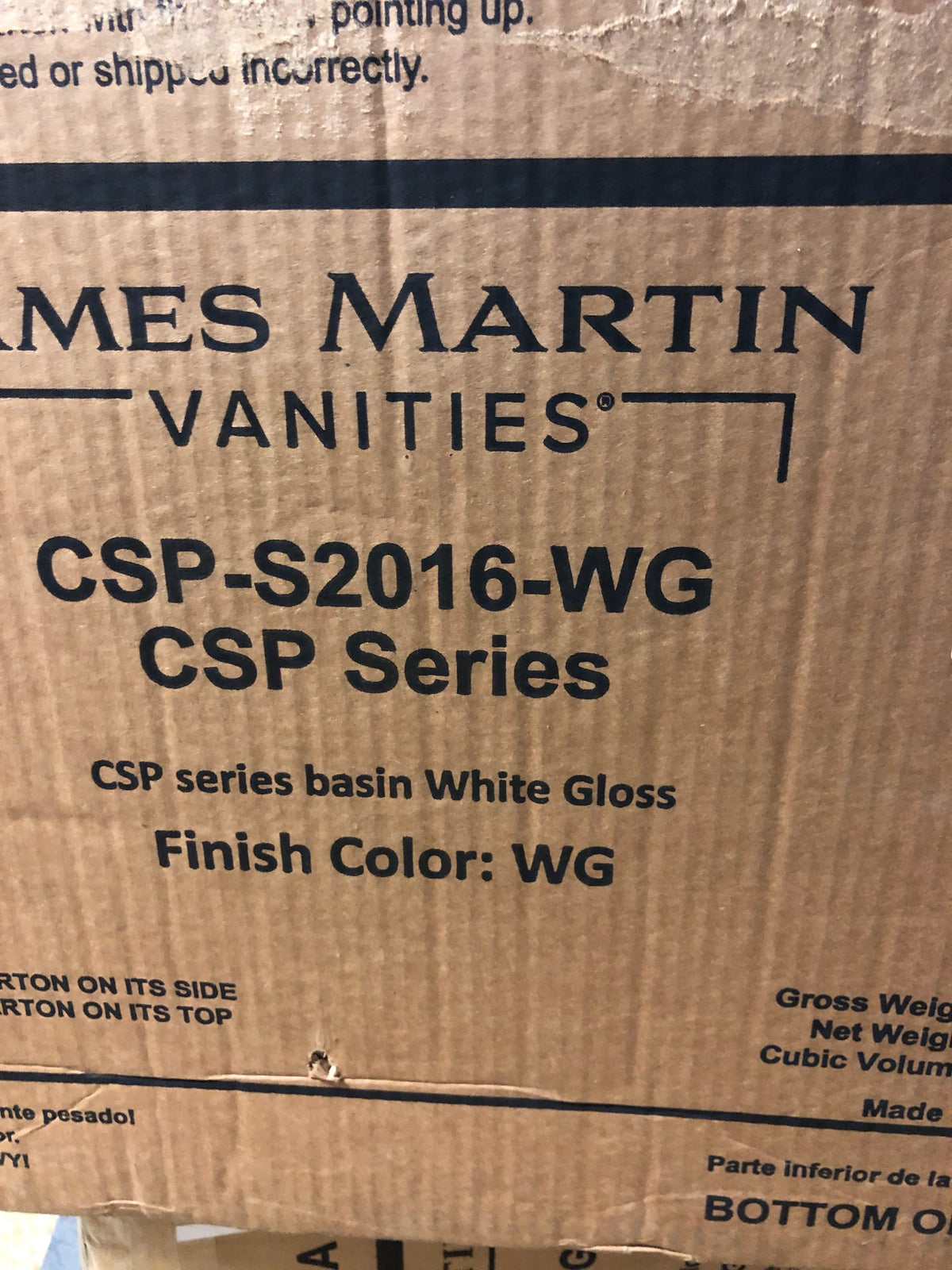 James Martin Vanities CSP-S2016-WG - Vanity Tops Bathroom Storage
