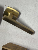 Emtek 4715US4 Urban Modern Sectional Single Cylinder Keyed Entry Handleset - Satin Brass