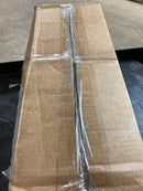 Baldwin EESANxSQUCQE190S Santa Cruz Full Plate Single Cylinder Keyed Entry Handleset with Reversible Interior Square Lever and Emergency Egress Function - SmartKey - Satin Black