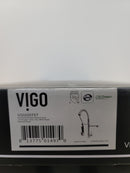 Vigo VG02007ST Zurich 1.8 GPM Single Hole Pre-Rinse Pull Down Kitchen Faucet - Stainless Steel