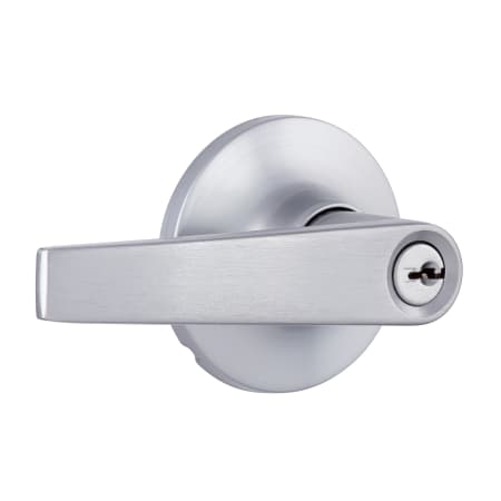 Miseno MLK1021SC Momac Straight Single Cylinder Keyed Entry Door Lever Set - Satin Chrome