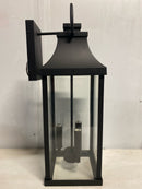 Capital Lighting 946431BK Bradford 3 Light 24" Tall Outdoor Wall Sconce - Black