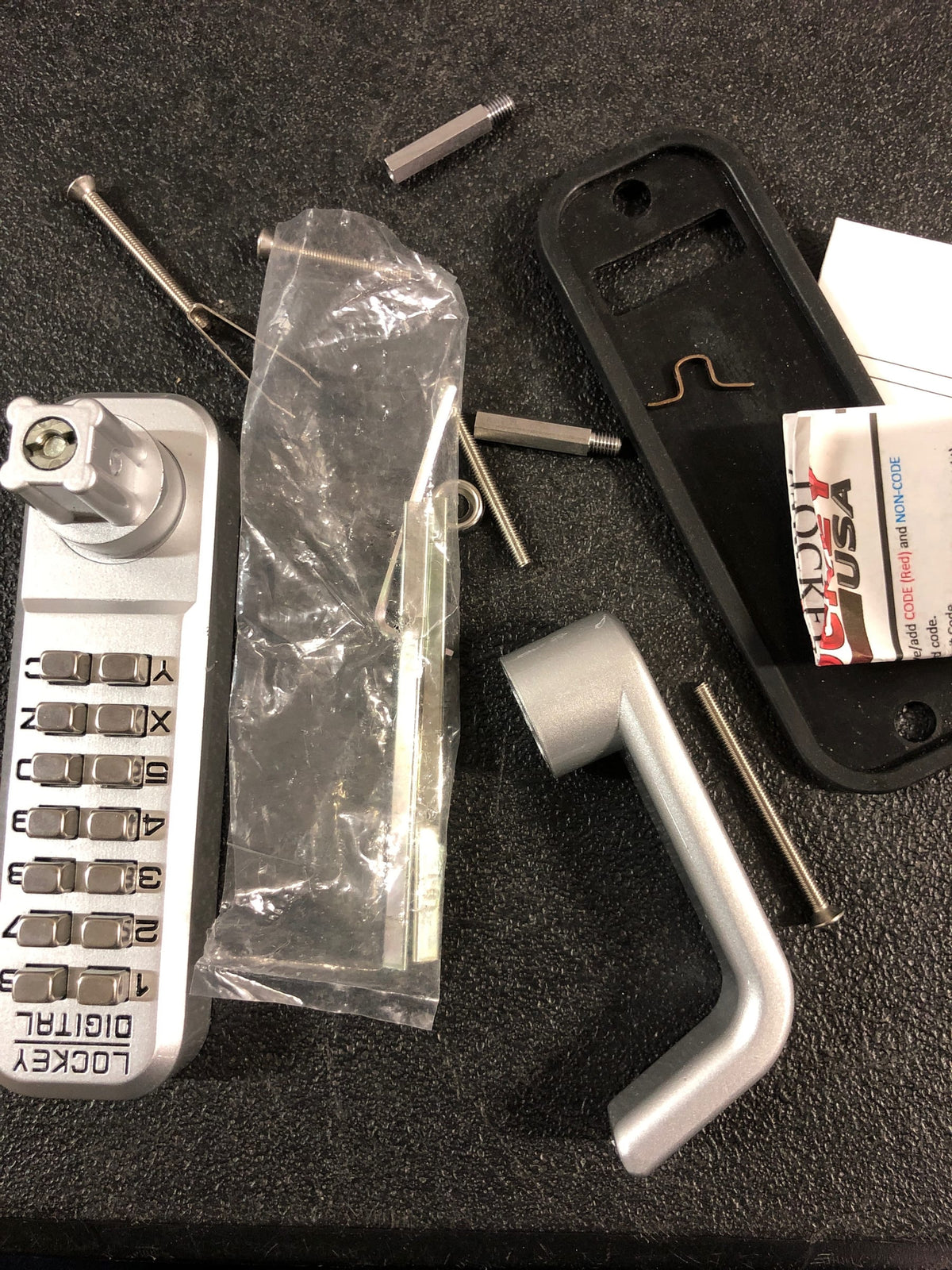 Lockey 285PSCMG Mechanical Keyless Panic Trim with Lever