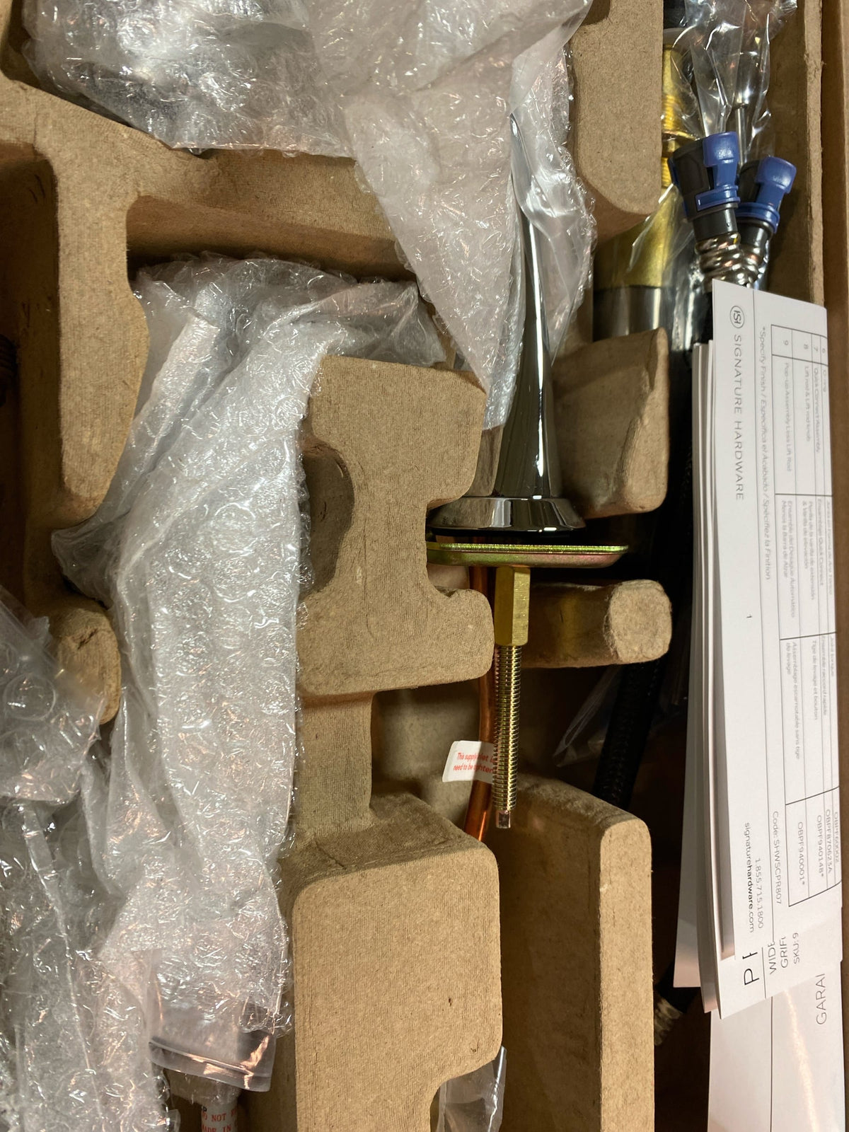 Signature Hardware SHWSCPR807CP Provincetown 1.2 GPM Widespread Bathroom Faucet