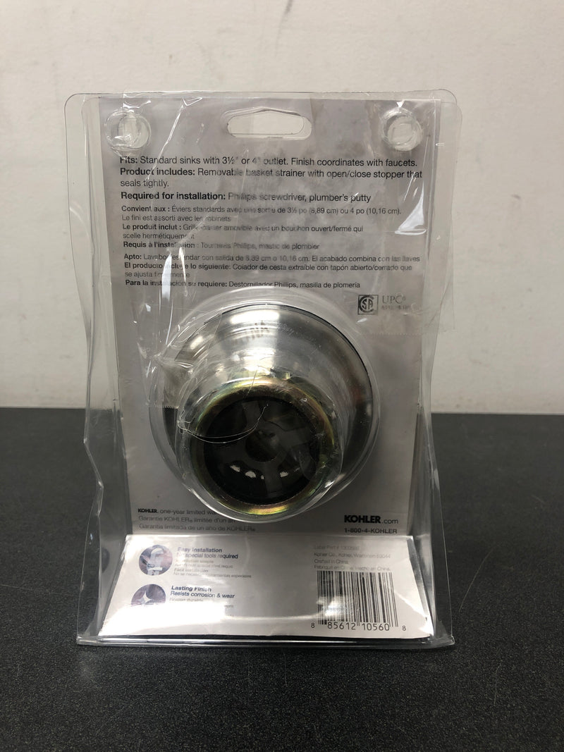 Kohler K-R8799-C-VS Duostrainer 4-1/2 in. Sink Strainer in Vibrant Stainless